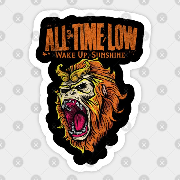 All Time Wake up Sticker by wiswisna